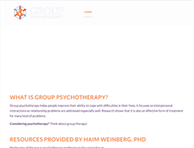 Tablet Screenshot of group-psychotherapy.com